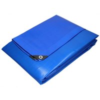 Abdeckplane Gewebeplane mit Ösen 6x10m 60m² 260g/m² Blau aus Polyethylen Schimmelresistent Wasserdicht Reißfest Schutzplane Bootsplane Gartenplane Abdeckplane Gewebeplane mit Ösen 6x10m 60m² 260g/m² Blau aus Polyethylen Schimmelresistent Wasserdicht Reißfest Schutzplane Bootsplane Gartenplane von ECD GERMANY