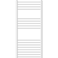 Ecd Germany - Badheizkörper 600 x 1200 mm - Weiß - gerade mit Seitenanschluss - Design Heizkörper Handtuchwärmer Handtuchtrockner Handtuchheizkörper von ECD GERMANY