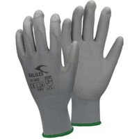 Ecd Germany - 60 Paar Arbeitshandschuhe mit PU-Beschichtung, Größe 11-XX, Grau, atmungsaktiv, rutschfest, robust, Mechanikerhandschuhe von ECD GERMANY