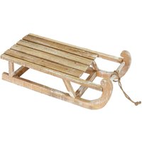 ECD Germany Deko Schlitten aus Holz, 50,5 x 13,5 x 23,5 cm, Braun, Natur, mit LED, Weihnachtsdeko, Weihnachten Dekoration, mit Batterien, ECD Germany Deko Schlitten aus Holz, 50,5 x 13,5 x 23,5 cm, Braun, Natur, mit LED, Weihnachtsdeko, Weihnachten Dekoration, mit Batterien, von ECD GERMANY