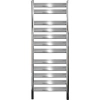 Design Badheizkörper Tharr - 500 x 950 mm - Chrom - Designheizkörper Paneelheizkörper Flachheizkörper Heizkörper Handtuchwärmer Handtuchtrockner von ECD GERMANY