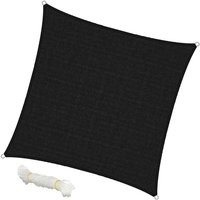 ECD Germany Sonnensegel Sonnenschutz 3,6x3,6 m Quadrat Anthrazit 100% HDPE UV Schutz wasserabweisend wetterbeständig atmungsaktiv, inkl. ECD Germany Sonnensegel Sonnenschutz 3,6x3,6 m Quadrat Anthrazit 100% HDPE UV Schutz wasserabweisend wetterbeständig atmungsaktiv, inkl. von ECD GERMANY