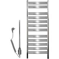 Ecd Germany - Design Badheizkörper Tharr Elektrisch 500 x 950 mm Chrom mit Heizstab 600W Designheizkörper Paneelheizkörper Flachheizkörper Heizkörper Ecd Germany - Design Badheizkörper Tharr Elektrisch 500 x 950 mm Chrom mit Heizstab 600W Designheizkörper Paneelheizkörper Flachheizkörper Heizkörper von ECD GERMANY