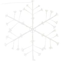 Ecd Germany - LED-Schneeflocke mit 384 warmweißen LEDs, 120 cm, Dekorative Hängende Weihnachtsbeleuchtung für Innen/Außen, IP44 Wasserdicht, Ecd Germany - LED-Schneeflocke mit 384 warmweißen LEDs, 120 cm, Dekorative Hängende Weihnachtsbeleuchtung für Innen/Außen, IP44 Wasserdicht, von ECD GERMANY
