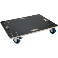 Ecd Germany - Transportroller mit 2x Feststellbremse 60 x 80 cm bis 800kg Siebdruckplatte - PP-Räder Rollbrett Möbelroller Transporthilfe für Umzug von ECD GERMANY