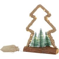 Ecd Germany - led Jute Baum mit LED-Beleuchtung 23x6,5x30 cm, Deko Weihnachtsbaum aus Seil mit 30 warmweißen LEDs, 3 Tannen, Jutesäckchen, Ecd Germany - led Jute Baum mit LED-Beleuchtung 23x6,5x30 cm, Deko Weihnachtsbaum aus Seil mit 30 warmweißen LEDs, 3 Tannen, Jutesäckchen, von ECD GERMANY