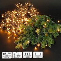 Led Lichterkette 18m mit 240 LEDs Warmweiß, Strombetrieben, IP44 Wasserdicht, Beleuchtung für Innen & Außen, Weihnachtsbeleuchtung Weihnachtsbaum von ECD GERMANY