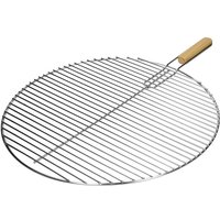 Ecd Germany - Edelstahl Grillrost mit abnehmbaren Griffen, Ø54,5 cm, robust & rostfrei von ECD GERMANY