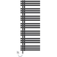 Luxebath - ecd Germany Iron em Design Badheizkörper Elektrisch mit Heizstab 1200 w - 600 x 1600 mm - Anthrazit - Designheizkörper Paneelheizkörper von LUXEBATH
