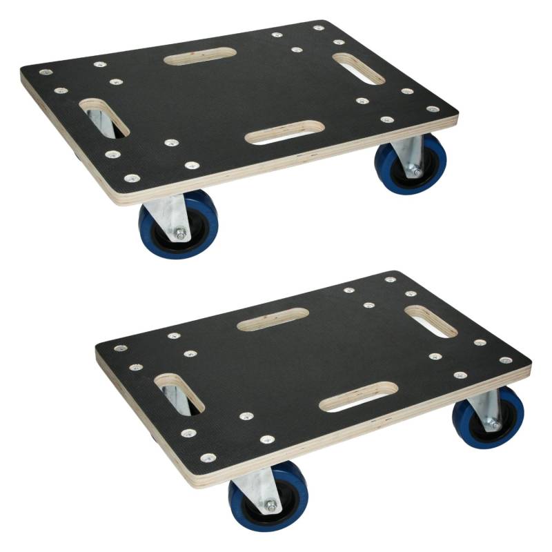 ECD Germany 2Er Set Transportroller 35x50 cm bis 800kg Siebdruckplatte Rollbrett ECD Germany 2Er Set Transportroller 35x50 cm bis 800 kg Siebdruckplatte PP-Räder von ECD Germany