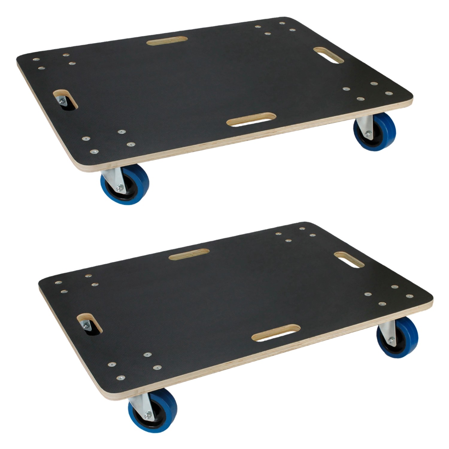 ECD Germany 2Er Set Transportroller 60x80 cm Rollbrett Siebdruckplatte bis 800kg ECD Germany 2Er Set Transportroller 60x80 cm bis 800 kg Siebdruckplatte PP-Räder von ECD Germany