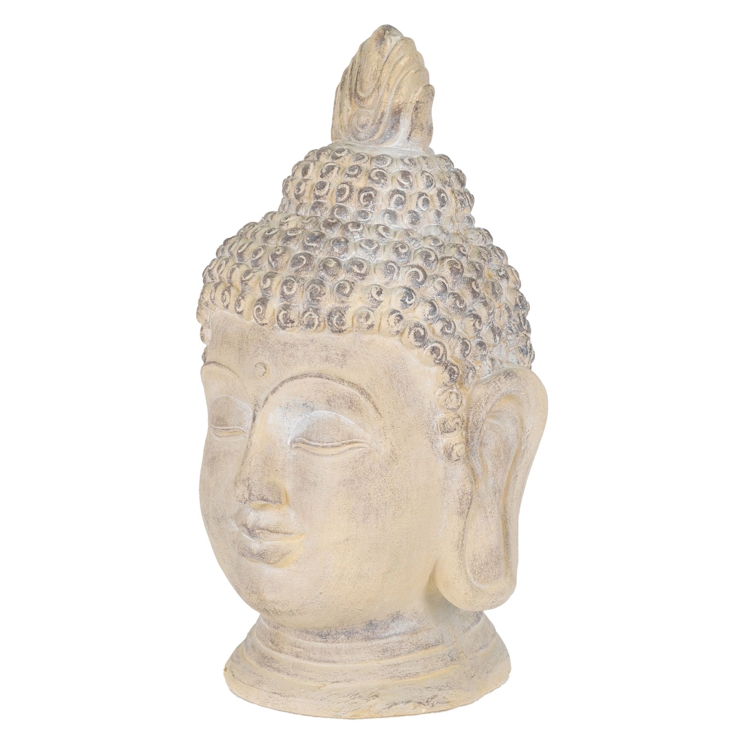 ECD Germany Buddha Figur 55 cm Beige/Grau Kunststein Polyresin Gartenfigur ECD Germany Buddha Figur 55 cm Beige/Grau Kunststein Polyresin Gartenfigur von ECD Germany