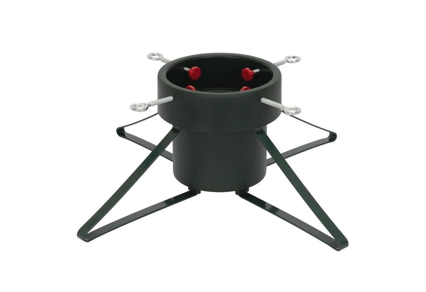 ECD Germany Christbaumständer Weihnachtsbaumständer mit Wasserschale & 4 Festellschrauben, Dunkelgrün Metall Tannenbaumständer für Bäume bis 250 cm Höhe ECD Germany Christbaumständer Weihnachtsbaumständer mit Wasserschale & 4 Festellschrauben, Dunkelgrün Metall Tannenbaumständer für Bäume bis 250 cm Höhe von ECD Germany