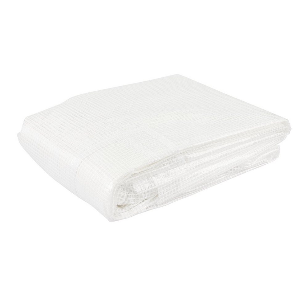 ECD Germany Gewächshaus Gewächshausfolie 6 Fenstern und Reißverschluss Gartenfolie Reißfeste, Ersatzfolie mit Tür 300x200x200cm 6m² Gartentunnel Weiß UV-stabil ECD Germany Gewächshaus Gewächshausfolie 6 Fenstern und Reißverschluss Gartenfolie Reißfeste, Ersatzfolie mit Tür 300x200x200cm 6m² Gartentunnel Weiß UV-stabil von ECD Germany