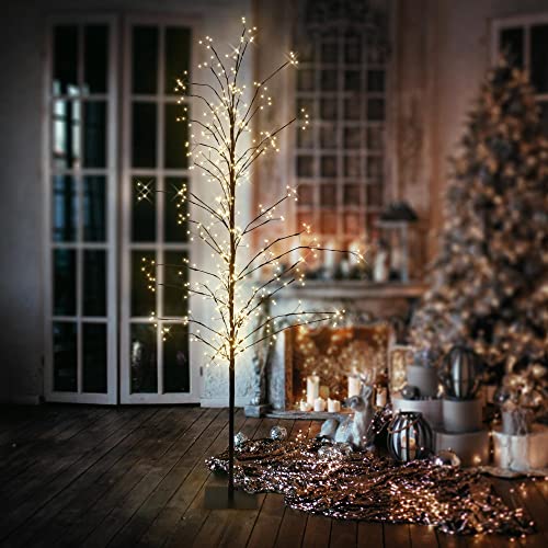 ECD Germany LED-Baum 180 cm mit 480 warmweißen LEDs, Lichterbaum mit Timer, Leuchtbaum Innen & Außen IP44, Beleuchteter Dekobaum, Baum mit Beleuchtung für Weihnachten, Flexibel Zweige, Weihnachtsdeko ECD Germany LED-Baum 180 cm mit 480 warmweißen LEDs, Lichterbaum mit Timer, Leuchtbaum Innen & Außen IP44, Beleuchteter Dekobaum, Baum mit Beleuchtung für Weihnachten, Flexibel Zweige, Weihnachtsdeko von ECD Germany