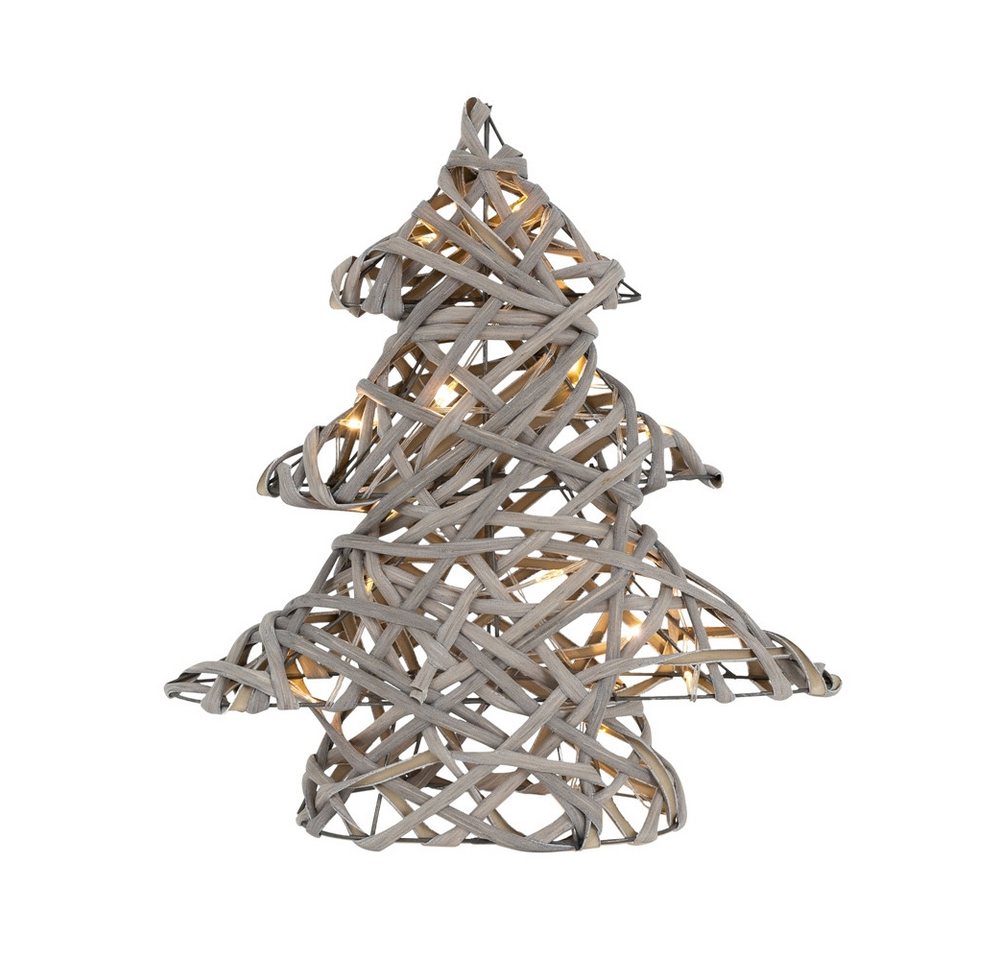 ECD Germany LED Baum Dekobaum Weihnachten Weihnachtsbaum Lichterbaum Tanne Weihnachtsdeko, Rattan-Metall Grau Weihnachtsbaum mit Beleuchtung & Timer ECD Germany LED Baum Dekobaum Weihnachten Weihnachtsbaum Lichterbaum Tanne Weihnachtsdeko, Rattan-Metall Grau Weihnachtsbaum mit Beleuchtung & Timer von ECD Germany