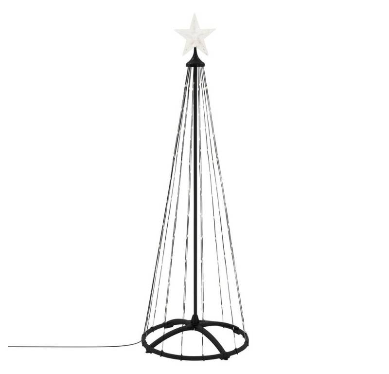 ECD Germany LED Baum LED Weihnachtsbaum Außen mit Sternspitze Lichterpyramide Lichterbaum, 150 cm Weihnachtsdeko Lichterkette mit 154 LED Warmweiß Timer Dimmbar ECD Germany LED Baum LED Weihnachtsbaum Außen mit Sternspitze Lichterpyramide Lichterbaum, 150 cm Weihnachtsdeko Lichterkette mit 154 LED Warmweiß Timer Dimmbar von ECD Germany