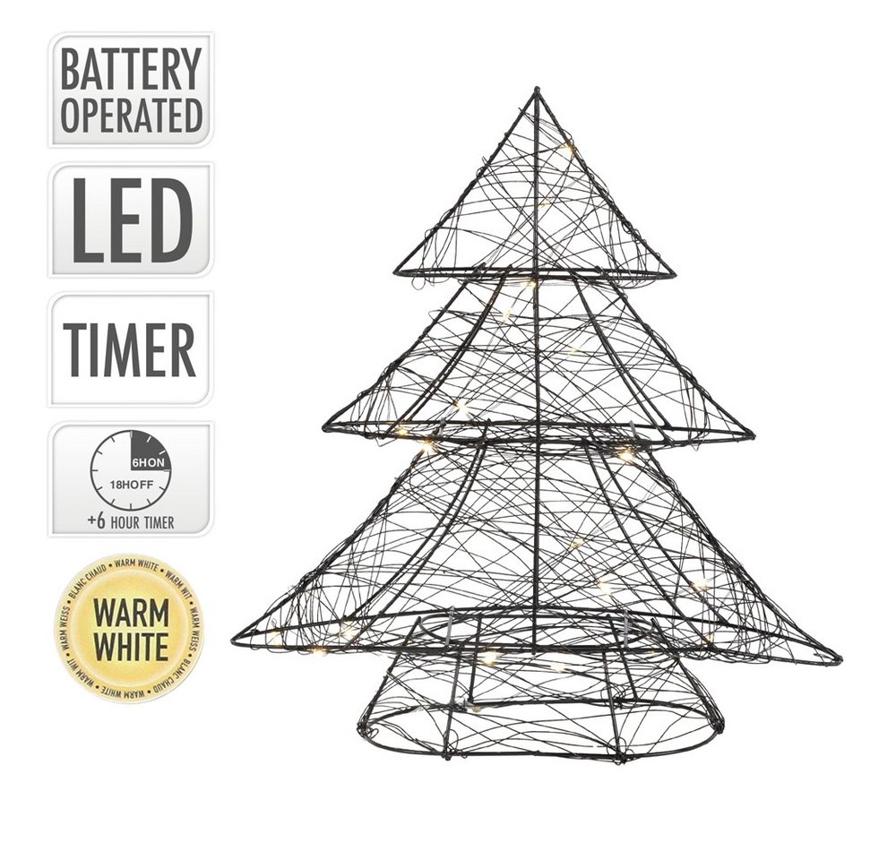 ECD Germany LED Baum Lichterbaum LED Beleuchtung Gartenleuchte Kunstbaum Weihnachtsdekobaum, Leuchtbaum mit 20 LEDs inkl. Timer für Innen Warmweiß ECD Germany LED Baum Lichterbaum LED Beleuchtung Gartenleuchte Kunstbaum Weihnachtsdekobaum, Leuchtbaum mit 20 LEDs inkl. Timer für Innen Warmweiß von ECD Germany