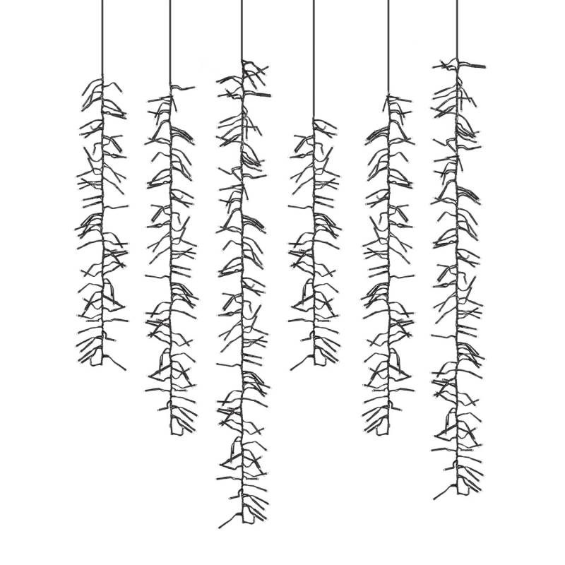 ECD Germany LED Lichterkette Lichtervorhang 480 LEDs Warmweiß 8 Modi und Timer ECD Germany LED Lichterkette Lichtervorhang 480 LEDs Warmweiß 8 Modi und Timer von ECD Germany