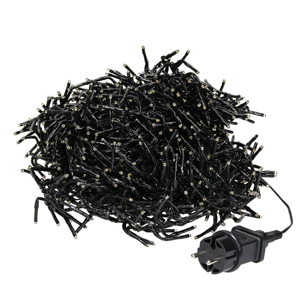 ECD Germany LED-Lichterkette Weihnachtsbeleuchtung Weihnachtslichterkette Christbaumbeleuchtung, Cluster Lichterkette 1512 LEDs 11m für Innen & Außen IP44 Warmweiß ECD Germany LED-Lichterkette Weihnachtsbeleuchtung Weihnachtslichterkette Christbaumbeleuchtung, Cluster Lichterkette 1512 LEDs 11m für Innen & Außen IP44 Warmweiß von ECD Germany