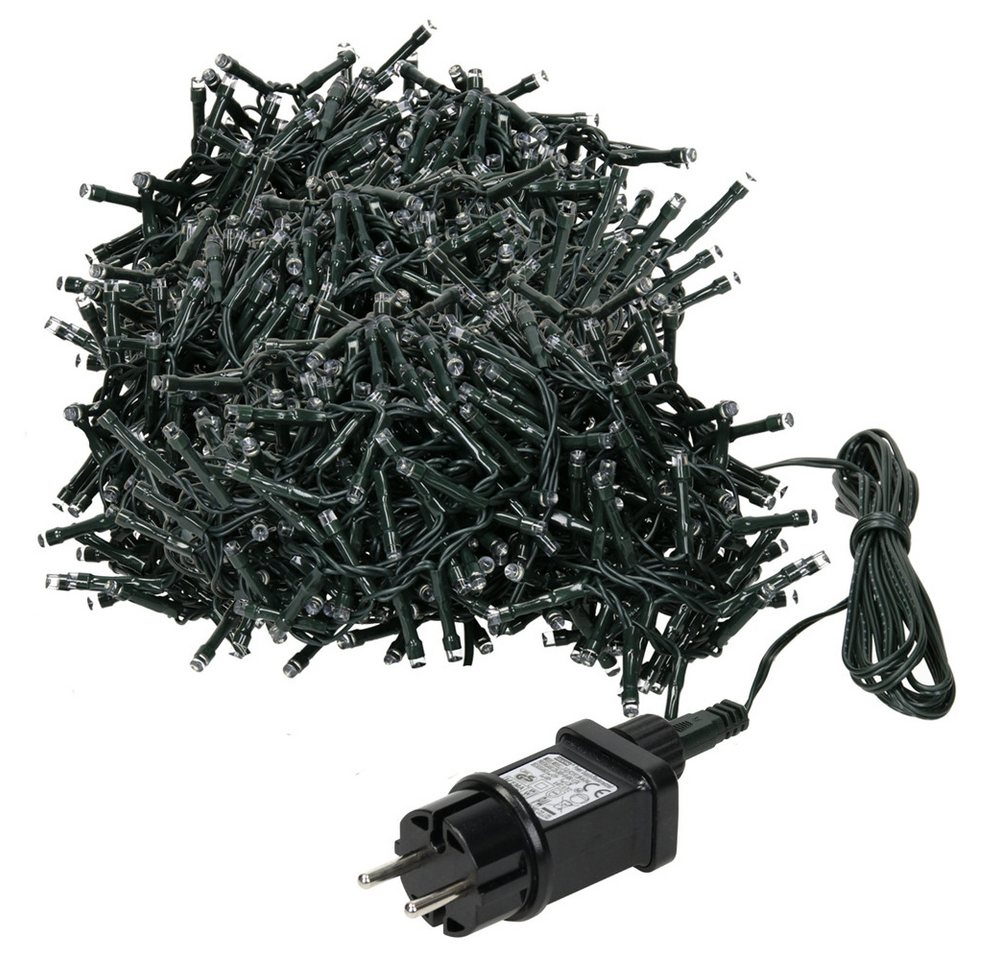 ECD Germany LED-Lichterkette Weihnachtsbeleuchtung Weihnachtslichterkette Christbaumbeleuchtung, Cluster Lichterkette 1800 LEDs 36m für Innen & Außen IP44 Warmweiß ECD Germany LED-Lichterkette Weihnachtsbeleuchtung Weihnachtslichterkette Christbaumbeleuchtung, Cluster Lichterkette 1800 LEDs 36m für Innen & Außen IP44 Warmweiß von ECD Germany