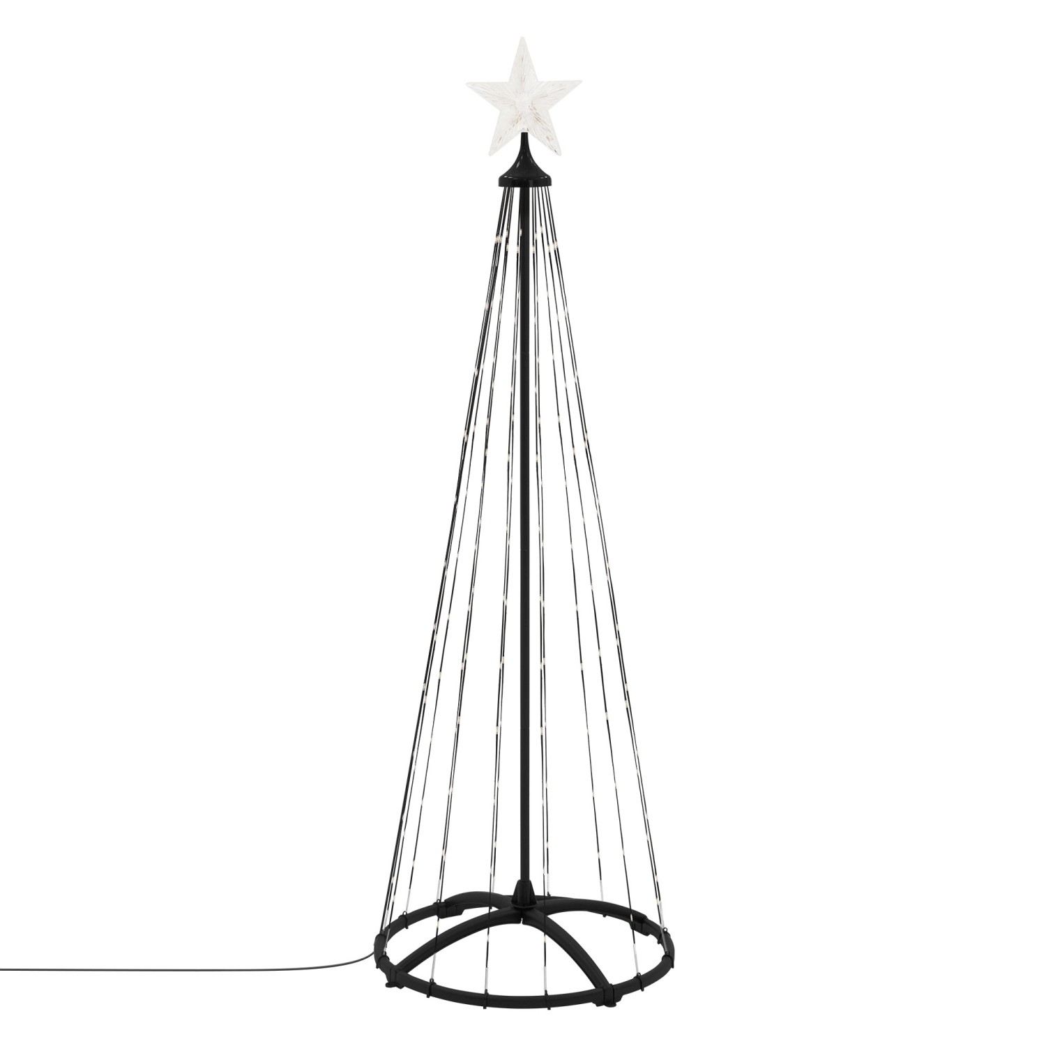 ECD Germany LED Weihnachtsbaum Außen 150 cm 154 LED Warmweiß Metall ECD Germany LED Weihnachtsbaum Außen 150 cm 154 LED Warmweiß Metall von ECD Germany