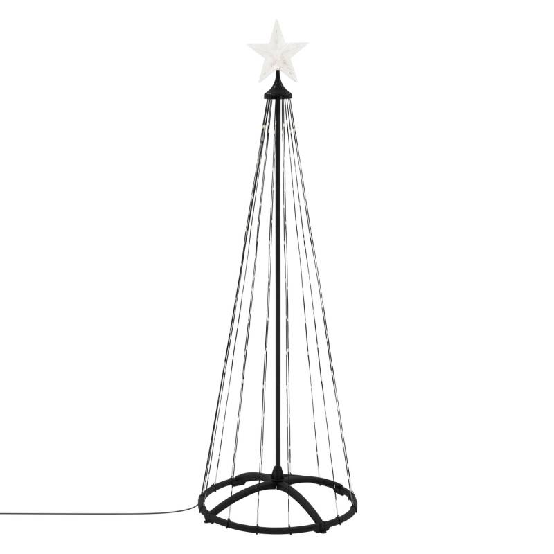 ECD Germany LED Weihnachtsbaum Außen 150 cm 154 LED Warmweiß Metall von ECD Germany