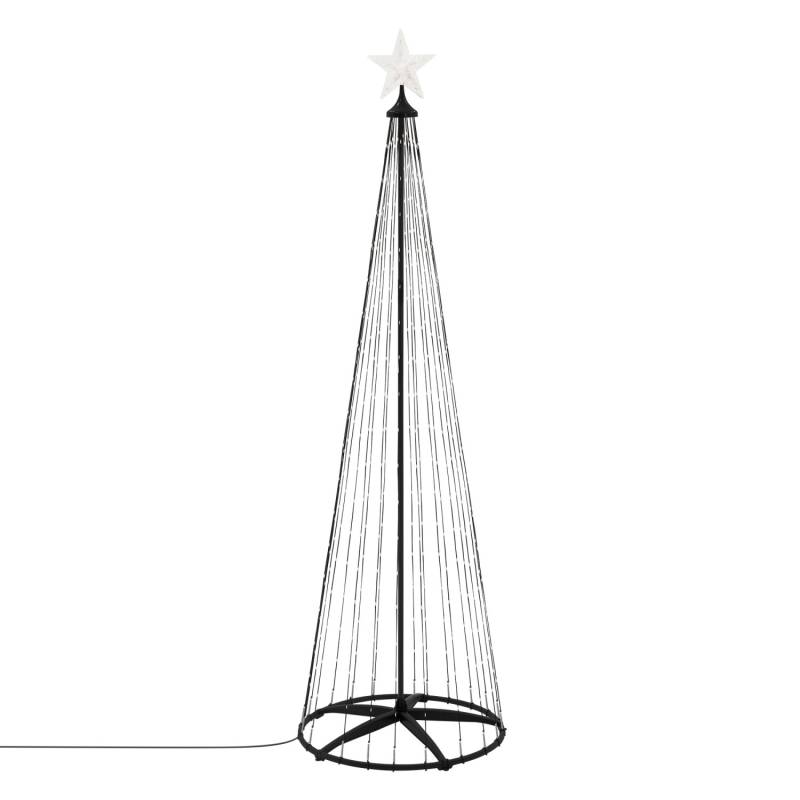 ECD Germany LED Weihnachtsbaum Außen 210 cm 370 LED Warmweiß Metall von ECD Germany