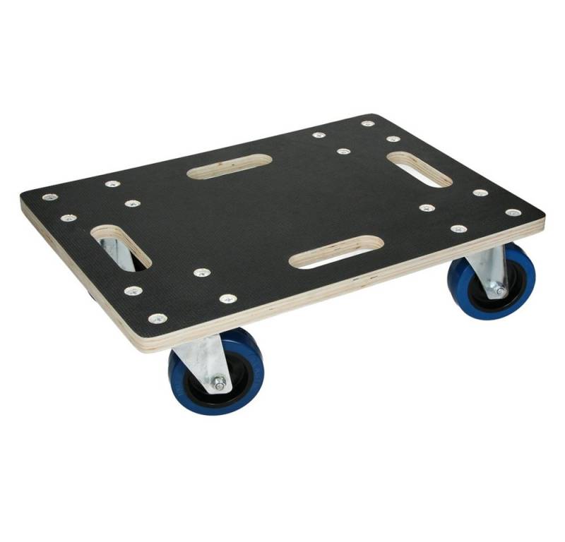 ECD Germany Möbelrolle Transportroller mit Siebdruckplatte, Möbel-Transport Transporthilfe, (1-St), Rollbrett Rollwagen Transportwagen Lastenroller Möbelhund Anthrazit von ECD Germany