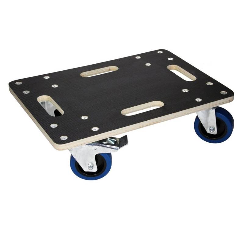 ECD Germany Möbelrolle Transportroller mit Siebdruckplatte, Möbel-Transport Transporthilfe, (1-St), Rollbrett Rollwagen Transportwagen Lastenroller Möbelhund Anthrazit von ECD Germany