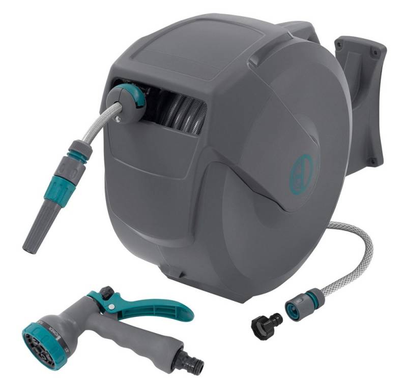 ECD Germany Schlauchaufroller Schlauchtrommel mit Arretierstop 9 Sprühfunktionen 180° Schwenkbar, Schlauchtrommel 30m+2m Arretierstop 9 Funktionen 180° Schwenkbar ECD Germany Schlauchaufroller Schlauchtrommel mit Arretierstop 9 Sprühfunktionen 180° Schwenkbar, Schlauchtrommel 30m+2m Arretierstop 9 Funktionen 180° Schwenkbar von ECD Germany