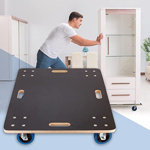 ECD Germany Transportroller 60 x 80 cm bis 800 kg Siebdruckplatte - PP-Räder Rollbrett Möbelroller Transporthilfe für Umzug Möbel-Transport Möbelhund Rollwagen Roller Transporter Transportwagen ECD Germany Transportroller 60 x 80 cm bis 800 kg Siebdruckplatte - PP-Räder Rollbrett Möbelroller Transporthilfe für Umzug Möbel-Transport Möbelhund Rollwagen Roller Transporter Transportwagen von ECD Germany
