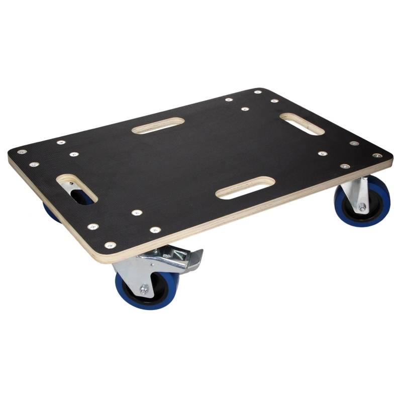 ECD Germany Transportroller mit 2x Feststellbremse 40 x 60 cm Rollbrett von ECD Germany