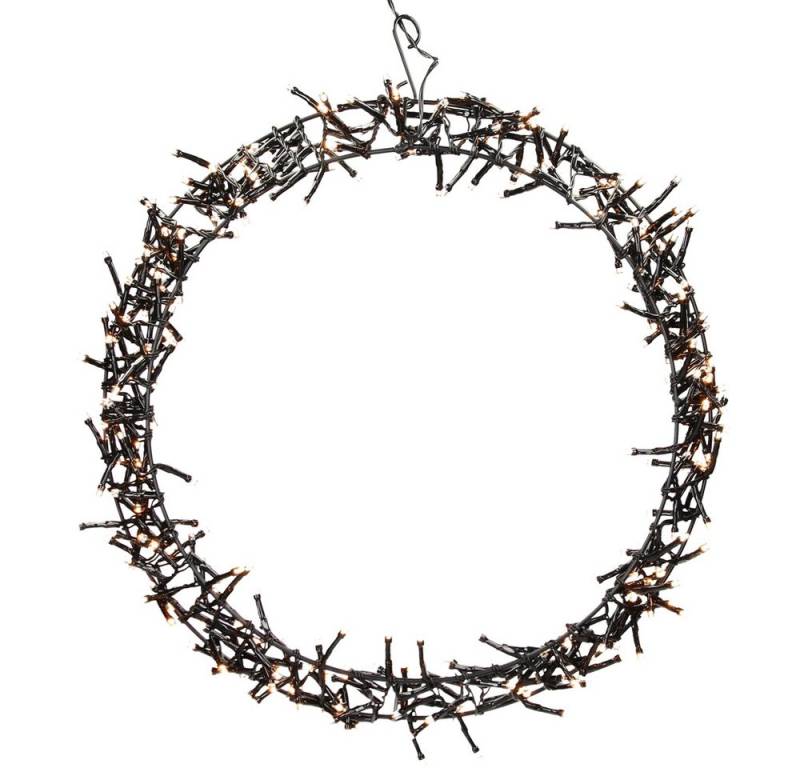 ECD Germany Weihnachtsfigur Wandkranz Hängekranz Weihnachts Kranz Lichterkranz Dekorationskranz, Ring Türkranz Ø38cm 300 LEDs Innen/Außen IP44 wetterfest Warmweiß ECD Germany Weihnachtsfigur Wandkranz Hängekranz Weihnachts Kranz Lichterkranz Dekorationskranz, Ring Türkranz Ø38cm 300 LEDs Innen/Außen IP44 wetterfest Warmweiß von ECD Germany