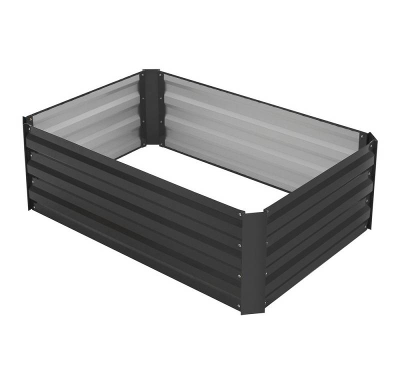 ML-DESIGN Hochbeet Pflanzkasten aus Metall für Garten, rostfrei, Blumenkasten Kräuterbett (1 St), Pflanzbeet 150L Outdoor Gemüsebeet Pflanzbeet Blumenbeet Frühbeet von ECD Germany