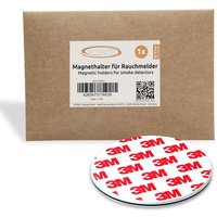 1x Magnethalterung 70mm für Rauchmelder Feuermelder Magnet-Befestigung von ECENCE