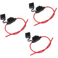 3x kfz Sicherungshalter Flachsicherung max.30A 14AWG pkw Sicherung hifi von ECENCE