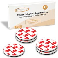 5x Magnethalterung 50mm für Rauchmelder Feuermelder Magnet-Befestigung von ECENCE