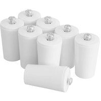 8x Rolladen Anschlag Weiss Stopper Rollladen Puffer Endpunkt 40mm von ECENCE