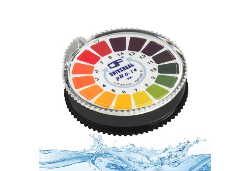 ECENCE Pool-Wassertest 1x PH-Wert Teststreifen Indikator Lackmus Säure von ECENCE