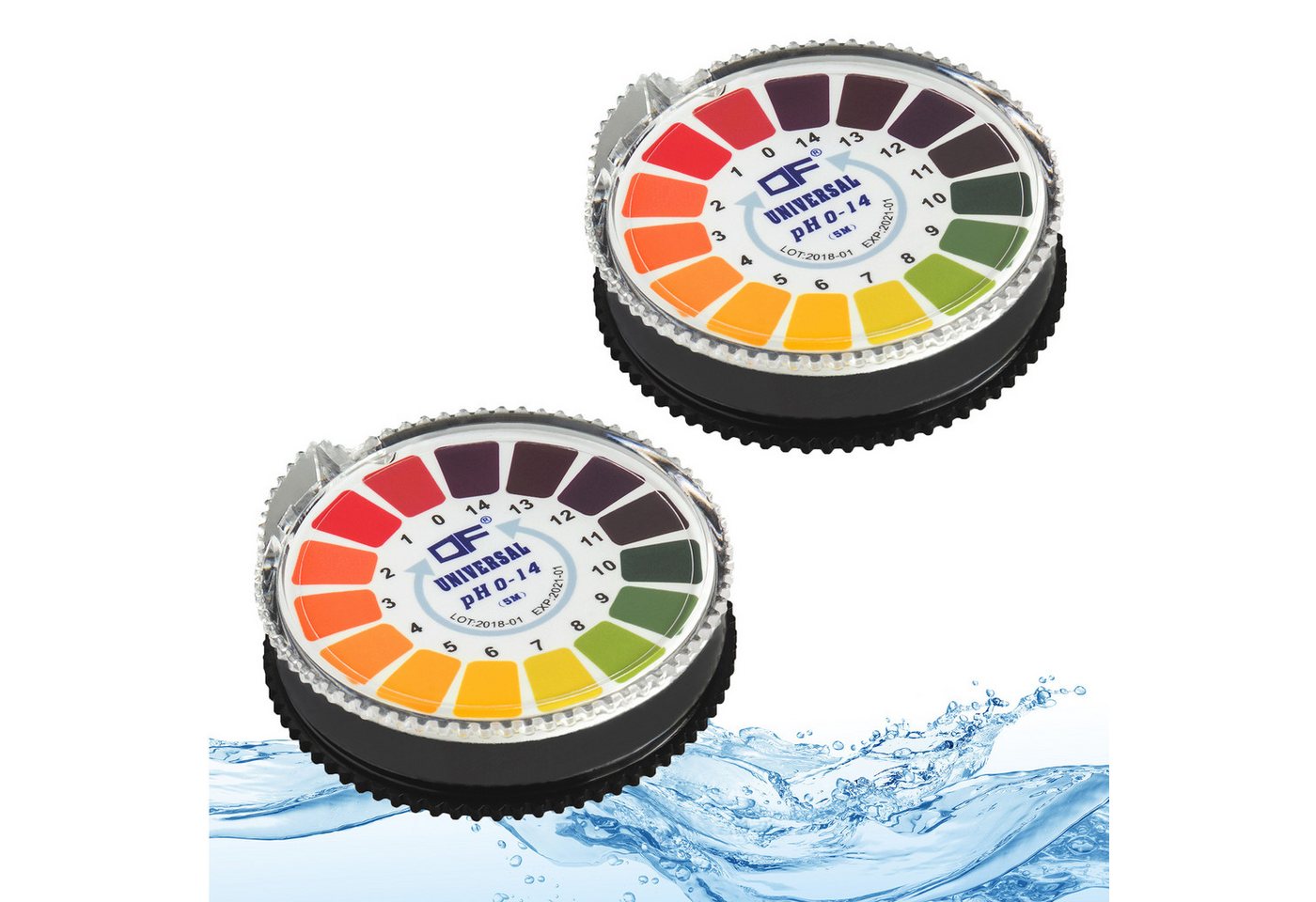 ECENCE Pool-Wassertest 2x PH-Wert Teststreifen Indikator Lackmus Säure ECENCE Pool-Wassertest 2x PH-Wert Teststreifen Indikator Lackmus Säure von ECENCE