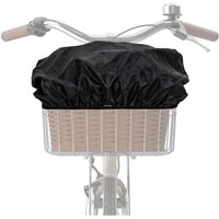 Ecence - 1x Fahrradkorb Regenschutz Schwarz Korb-Abdeckung Überzug wasserabweisend von ECENCE