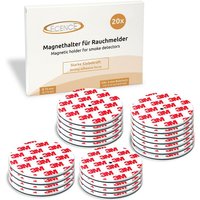 Ecence - 20x Magnethalterung 70mm für Rauchmelder Feuermelder Magnet-Befestigung Ecence - 20x Magnethalterung 70mm für Rauchmelder Feuermelder Magnet-Befestigung von ECENCE