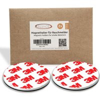 2x Magnethalterung 50mm für Rauchmelder Feuermelder Magnet-Befestigung von ECENCE