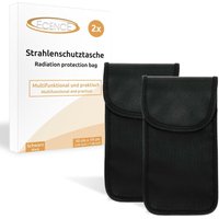 Ecence - 2x rfid Strahlenschutz-Tasche Handy Schutzhülle No-Signal Funk Stop Smartphone von ECENCE