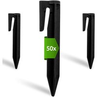 Ecence - 50x Mähroboter Haken Erdspieße Kunststoff Heringe Erdnägel Rasenroboter Kabel Ecence - 50x Mähroboter Haken Erdspieße Kunststoff Heringe Erdnägel Rasenroboter Kabel von ECENCE