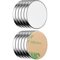 Neodym Klebe-Magnete 10x selbstklebend Magnet Scheibe stark rund klein 18x2mm von ECENCE
