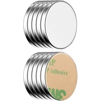 Neodym Klebe-Magnete 10x selbstklebend Magnet Scheibe stark rund klein 22x2mm von ECENCE