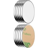 Neodym Klebe-Magnete 10x selbstklebend Magnet Scheibe stark rund klein 32x2mm von ECENCE