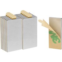 Ecence - Neodym Klebe-Magnete 20 Stck. selbstklebend Quader klein 20x10x1mm Rechteckig Ecence - Neodym Klebe-Magnete 20 Stck. selbstklebend Quader klein 20x10x1mm Rechteckig von ECENCE